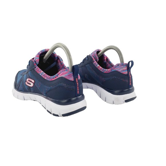 Skechers Women's Relaxed Fit 12130 Blue Running Shoes Sneakers Size 7.5 - Picture 6 of 11